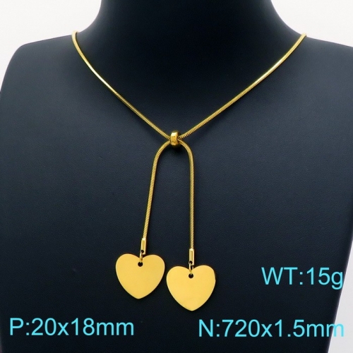 Stainless Steel Necklace KN202577-Z16