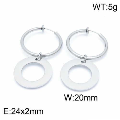 Stainless Steel Earring KE100743-Z9