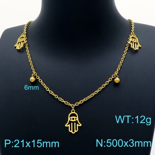 Stainless Steel Necklace KN202608-Z15