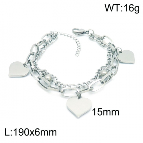 Stainless Steel Bracelet KB153909-Z12