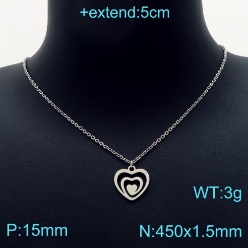 Stainless Steel Necklace KN203234-Z6