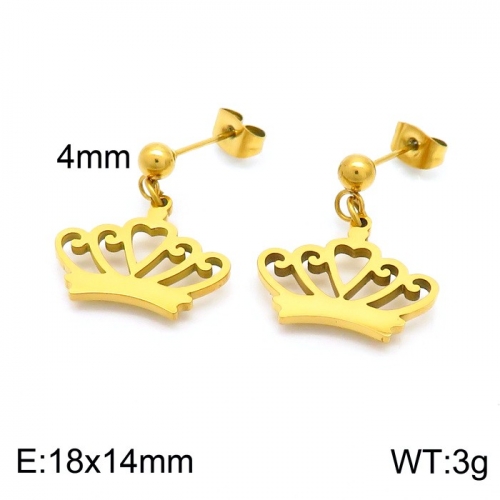 Stainless Steel Earring KE101253-Z10