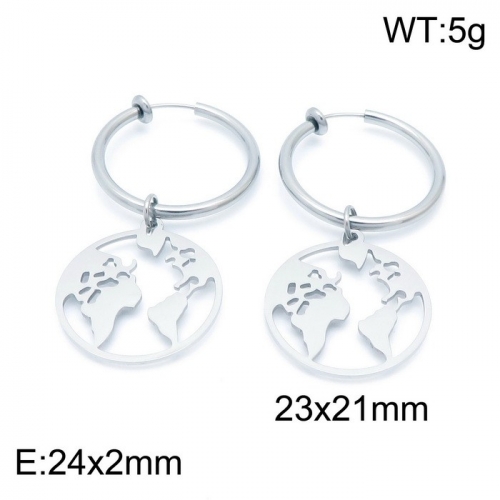 Stainless Steel Earring KE100761-Z9