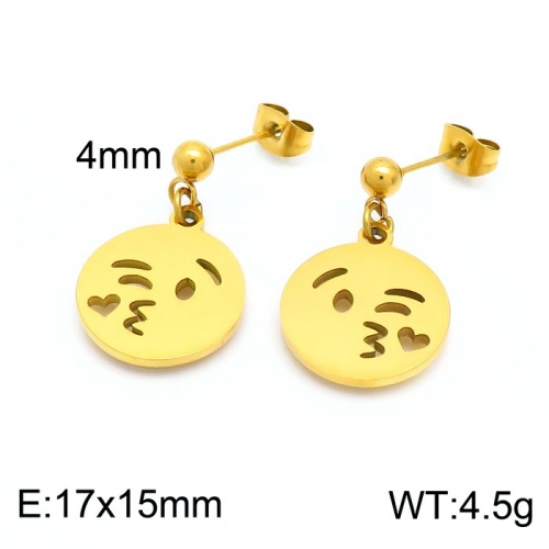 Stainless Steel Earring KE101247-Z10