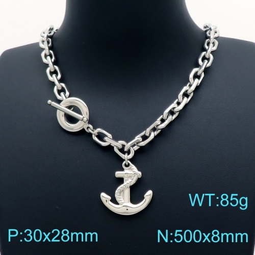 Stainless Steel Necklace KN202629-Z23