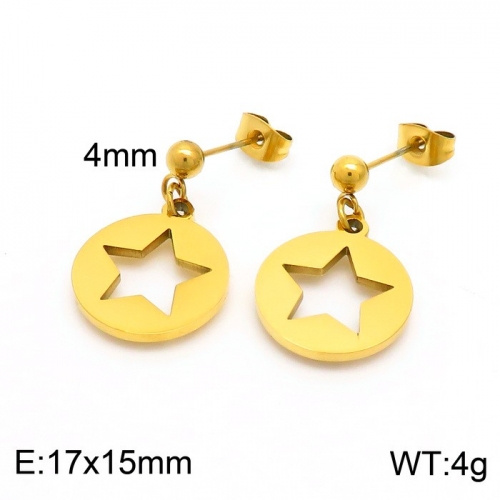 Stainless Steel Earring KE101249-Z10