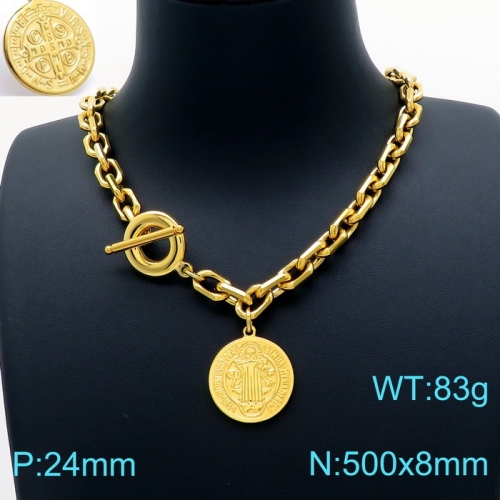 Stainless Steel Necklace KN202636-Z32