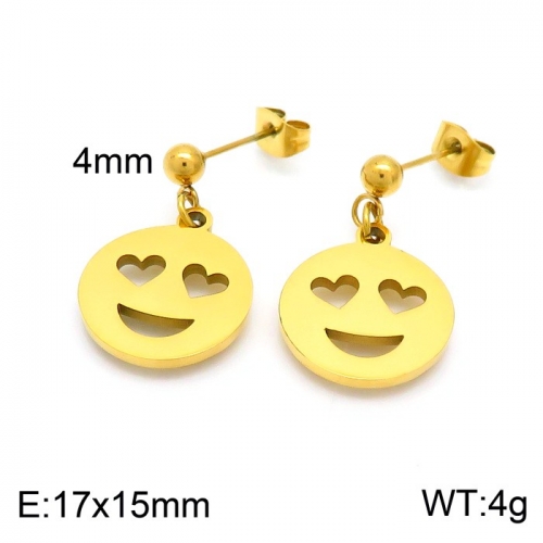 Stainless Steel Earring KE101254-Z10