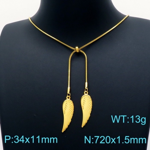 Stainless Steel Necklace KN202590-Z16