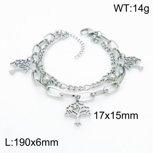 Stainless Steel Bracelet KB153916-Z12