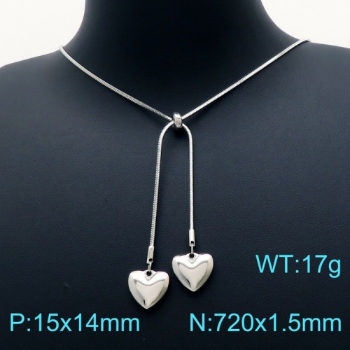 Stainless Steel Necklace KN202587-Z12