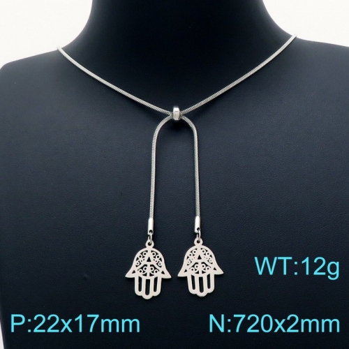 Stainless Steel Necklace KN202581-Z12