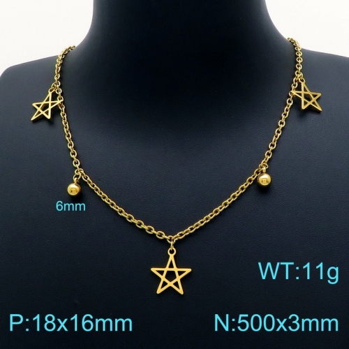 Stainless Steel Necklace KN202618-Z15