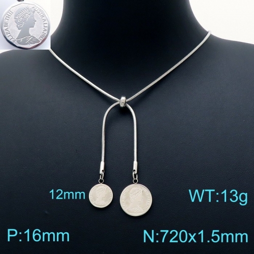 Stainless Steel Necklace KN202605-Z12