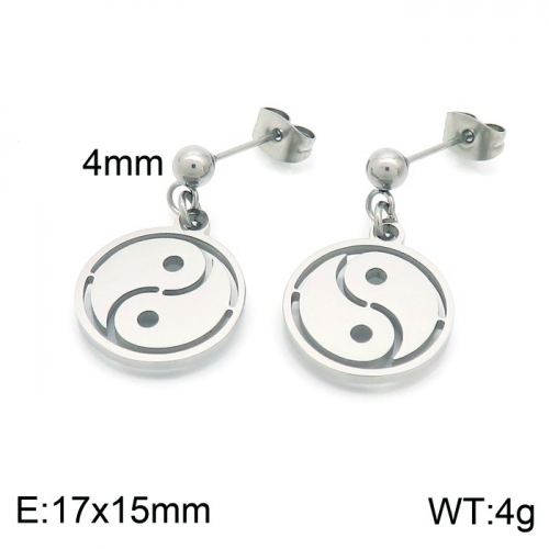 Stainless Steel Earring KE101265-Z8