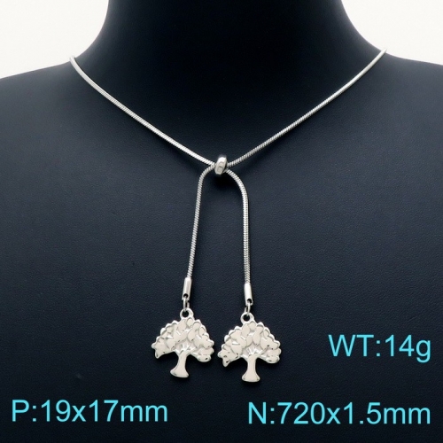 Stainless Steel Necklace KN202595-Z12