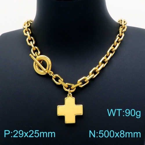 Stainless Steel Necklace KN202632-Z32