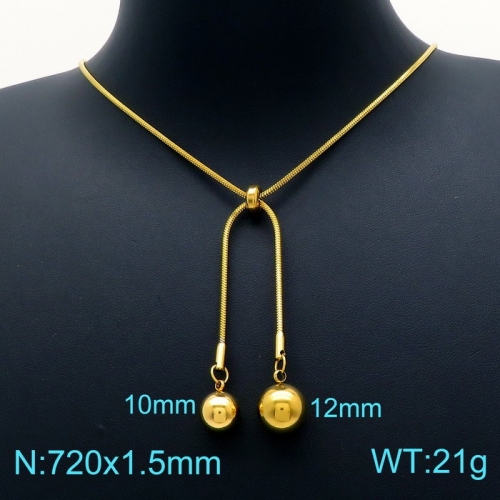 Stainless Steel Necklace KN202604-Z16