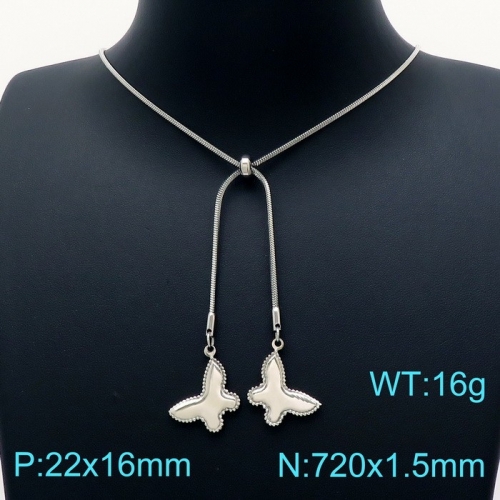 Stainless Steel Necklace KN202580-Z12