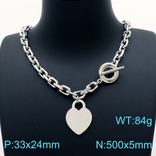 Stainless Steel Necklace KN202623-Z23