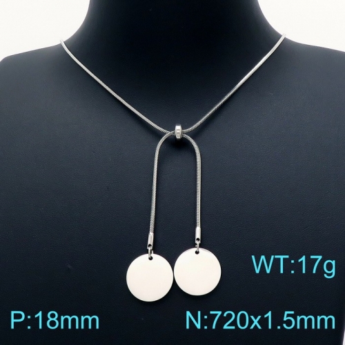 Stainless Steel Necklace KN202585-Z12