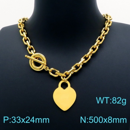 Stainless Steel Necklace KN202624-Z32