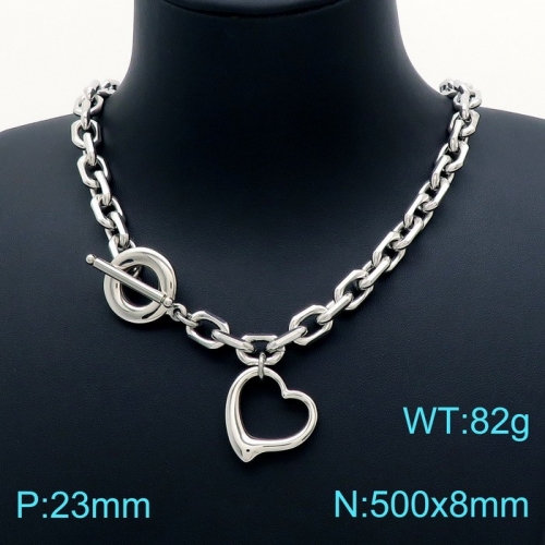 Stainless Steel Necklace KN202625-Z23