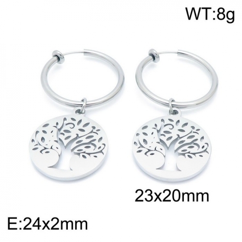 Stainless Steel Earring KE100749-Z9