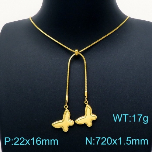 Stainless Steel Necklace KN202579-Z16