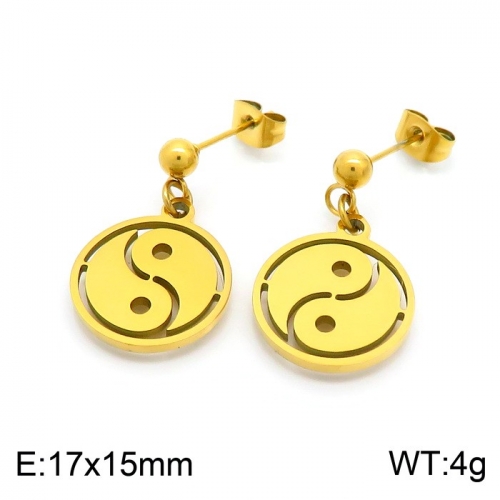 Stainless Steel Earring KE101260-Z10