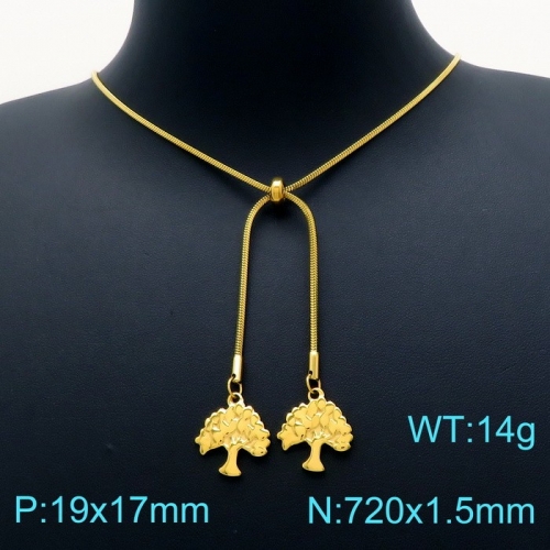 Stainless Steel Necklace KN202596-Z16