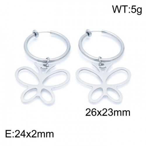 Stainless Steel Earring KE100753-Z9