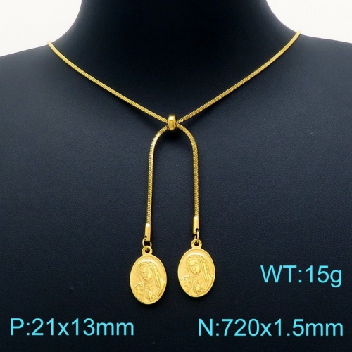 Stainless Steel Necklace KN202598-Z16