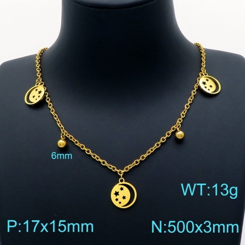 Stainless Steel Necklace KN202610-Z15