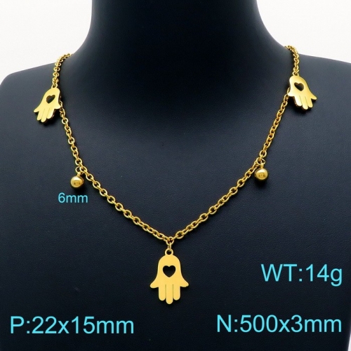 Stainless Steel Necklace KN202612-Z15