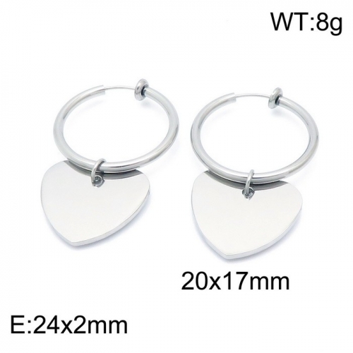 Stainless Steel Earring KE100751-Z9