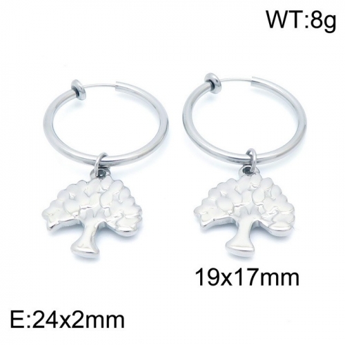 Stainless Steel Earring KE100759-Z9