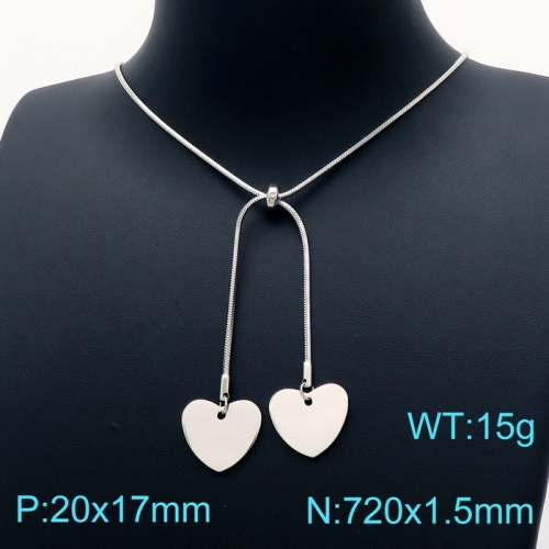 Stainless Steel Necklace KN202578-Z12