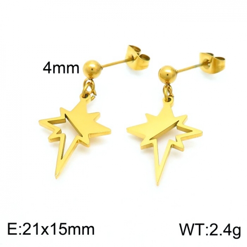 Stainless Steel Earring KE101252-Z10