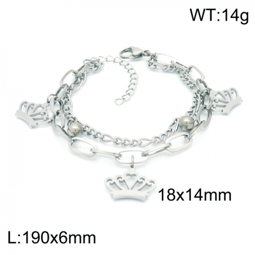 Stainless Steel Bracelet KB153910-Z12