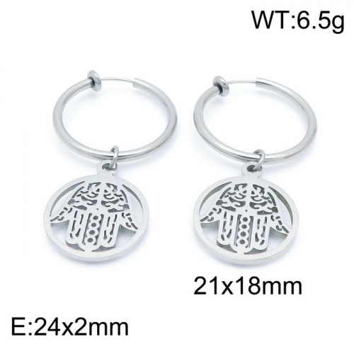 Stainless Steel Earring KE100745-Z9