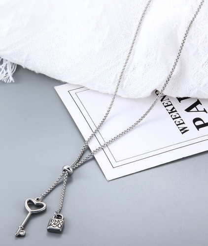 Stainless Steel Uno Necklace UNN003