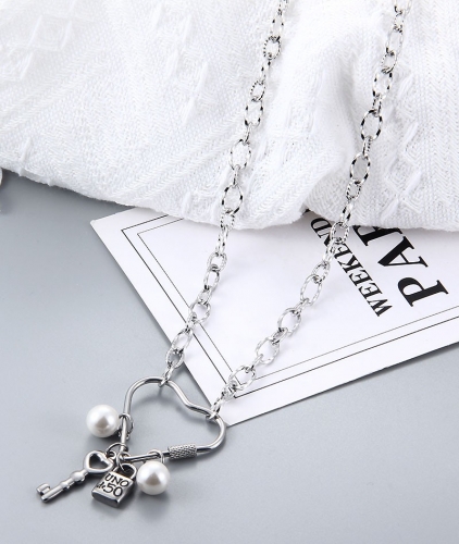 Stainless Steel Uno Necklace UNN001