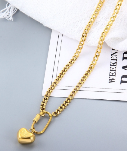 Stainless Steel Uno Necklace UNN004