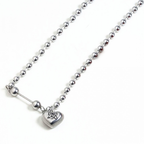 Stainless Steel Uno Necklace TUNN8034-S