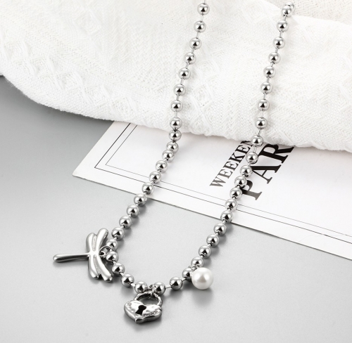 Stainless Steel UNO Necklace UNN22427 (39)