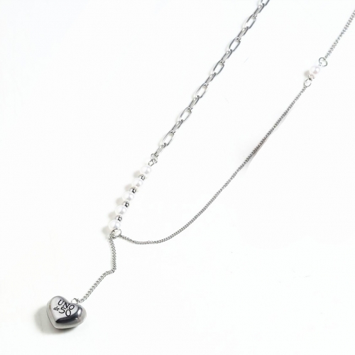 Stainless Steel UNO Necklace TUNN0020-S