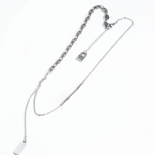 Stainless Steel UNO Necklace TUNN0023-S