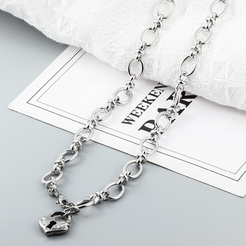 Stainless Steel Uno Necklace  UNN0518 (7)