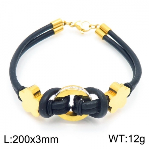 Stainless Steel Tou's Bracelet KB156766-KC